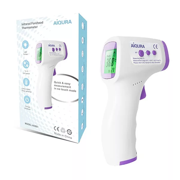 thermometer, infraroodthermometer, voorhoofdthermometer, temperatuurpistool, tempistool, contactloze thermometer, temperatuurmeter, digitale thermometer