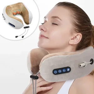nekmassagekussen, reismassagekussen, traagschuim nekmassageapparaat, u-vorm nekmassageapparaat