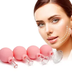 4stks Vacuüm Massagebekers Cupping Therapie Set