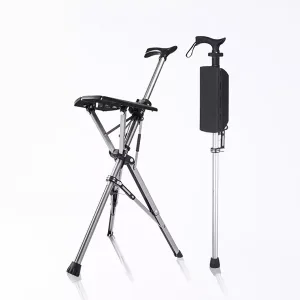 Wandelstok met Zitting Klapstok Stoel
