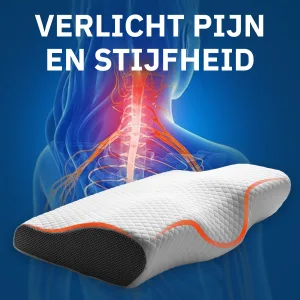 Voorgevormd Orthopedisch Traagschuim Kussen voor Nekpijn