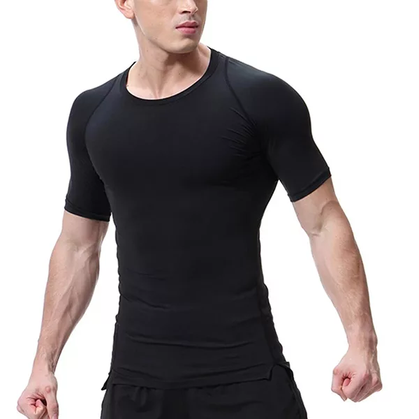 sport-t-shirt, hardloop-t-shirt, compressie-t-shirt, sneldrogend t-shirt, heren korte mouw