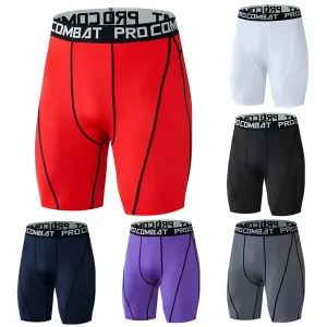 Compressieshorts voor heren, sportschoolcompressieshorts, fitnesscompressieshorts