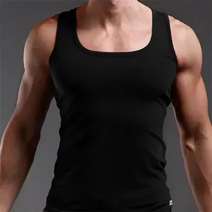 heren tanktop, katoenen tanktop, mouwloze tanktop, heren t-shirt