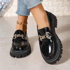 damesloafers, platformschoenen, platformloafers, instaploafers, schoenen met ronde neus, loafers met ronde neus