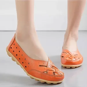 dames schoenen, echt leren schoenen, platte schoenen, schoenen met platte hak