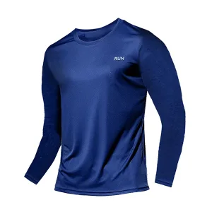 gymshirt, sportshirt, heren lange mouw