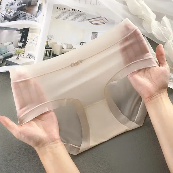 damesondergoed, naadloze slip, ademende slip, transparante slip, transparante slip