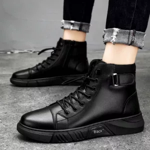 Casual Herensneaker Laarzen met Ritssluiting