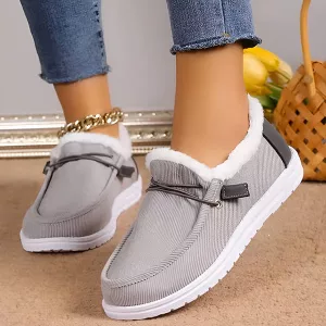 Pluchen Winter Loafers voor Dames