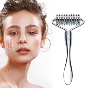 acupressure massager, gua sha roller, facial massage roller, acupressure roller