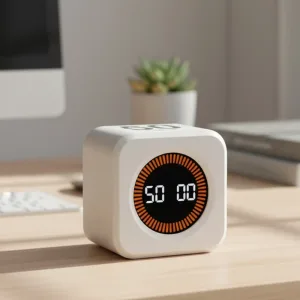 LED Productiviteit Timer met zwaartekrachtsensor Flip Kubus