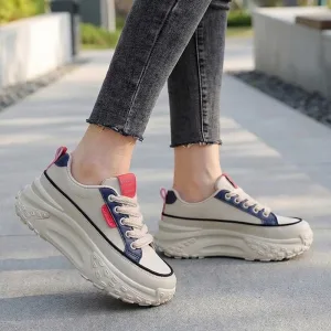 Dames Trendy Casual Chunky Schoenen Stijlvolle Platform Sneakers