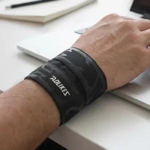 Ultradunne polsbrace van nylon met compressiewikkeling
